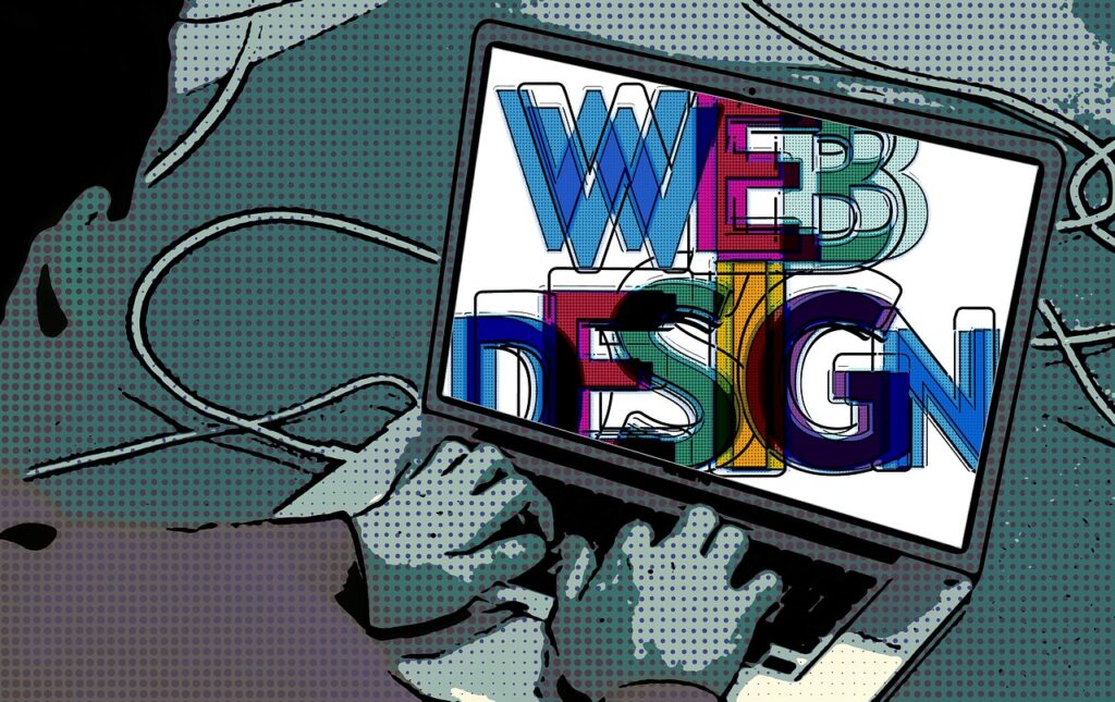web design, laptop, administrator